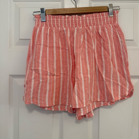 aerie Pants - EUC Aerie Linen Blend High Waisted Short